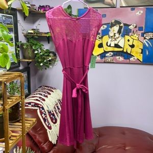 RockSteady mesh heart dress - NEW with tags, size L